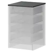 Крышка к приставным тумбам А-706.Ф Антрацит 730x450x22 Арго | Защита-Офис - интернет-магазин сейфов, кресел, металлической 