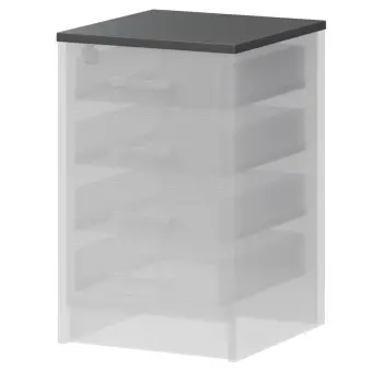 Крышка к приставным тумбам А-706.Ф Антрацит 730x450x22 Арго | Защита-Офис - интернет-магазин сейфов, кресел, металлической и офисной мебели в Казани и Йошкар-Оле