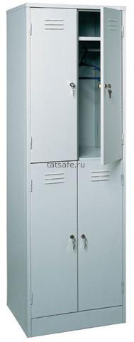 Шкаф для раздевалки ШРМ-24 | Защита-Офис - интернет-магазин сейфов, кресел, металлической 