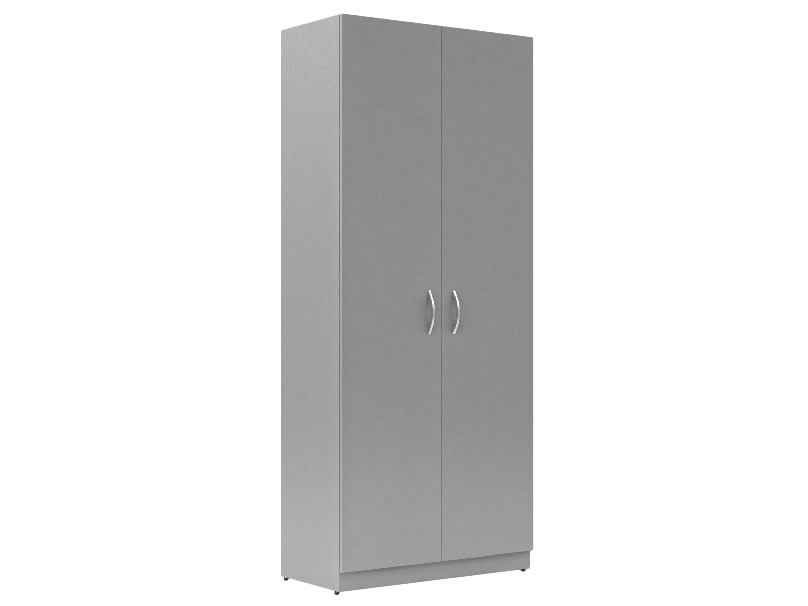 Шкаф с глухими дверьми SR-5W.1 серый 770*375*1815 Simple | Защита-Офис - интернет-магазин сейфов, кресел, металлической 