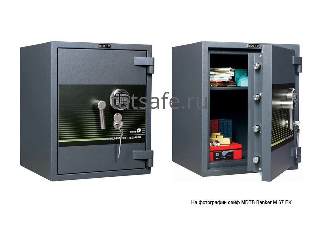 Сейф MDTB Banker M 1368 EK | Защита-Офис - интернет-магазин сейфов, кресел, металлической 