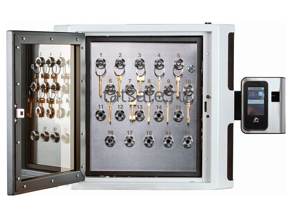 Шкаф для ключей автоматический KMS-20 | Защита-Офис - интернет-магазин сейфов, кресел, металлической 