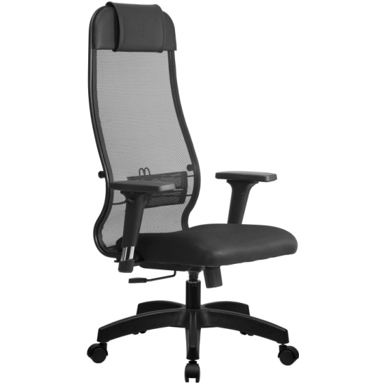 Кресло руководителя Метта комплект 18/2D PL, черный | Защита-Офис - интернет-магазин сейфов, кресел, металлической 