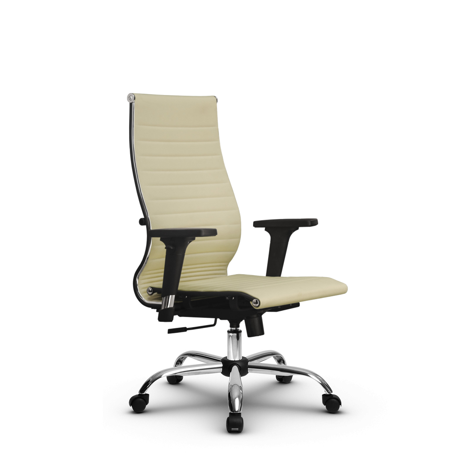 Кресло руководителя Метта комплект 10/2D CH, бежевый | Защита-Офис - интернет-магазин сейфов, кресел, металлической 