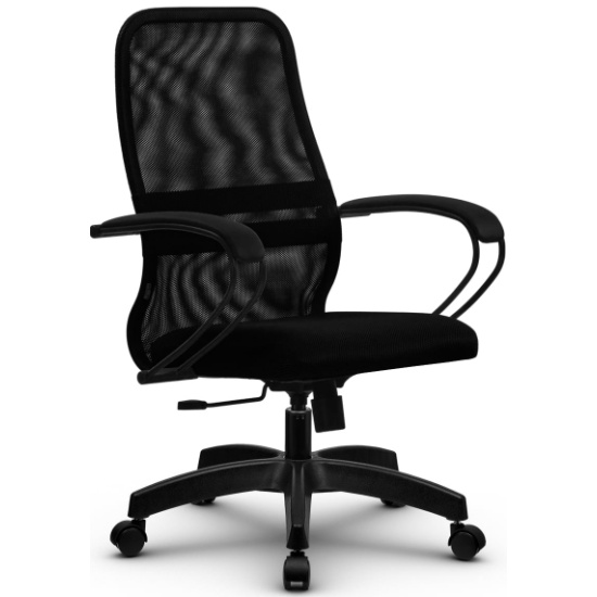 Кресло компьютерное Metta SU-CP PL 8P, черный/черный | Защита-Офис - интернет-магазин сейфов, кресел, металлической 