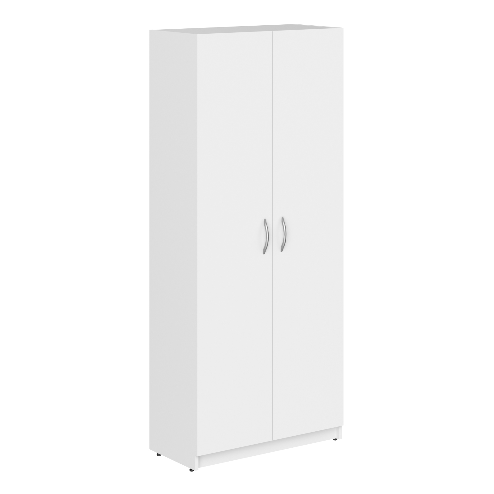 Шкаф с глухими дверьми SR-5W.1 белый 770*375*1817 Simple | Защита-Офис - интернет-магазин сейфов, кресел, металлической 