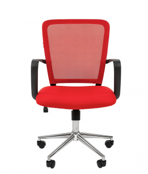 Кресло компьютерное Chairman 698 хром, красный | Защита-Офис - интернет-магазин сейфов, кресел, металлической и офисной мебели в Казани и Йошкар-Оле