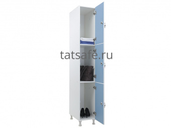 Шкаф для раздевалок WL 13-30 голубой/белый | Защита-Офис - интернет-магазин сейфов, кресел, металлической йцу