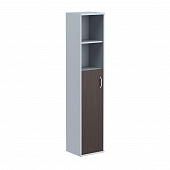 Шкаф колонка с глухой средней дверью СУ-1.6(L) венге магия/металлик 406*365*1975 Imago | Защита-Офис - интернет-магазин сейфов, кресел, металлической 