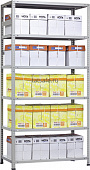 Стеллаж MS Hard (2500*1000*500) 7 полок | Защита-Офис - интернет-магазин сейфов, кресел, металлической 