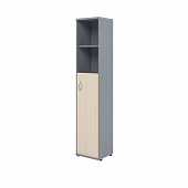 Шкаф колонка с глухой средней дверью СУ-1.6(R) клен/металлик 406*365*1975 Imago | Защита-Офис - интернет-магазин сейфов, кресел, металлической 