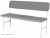 Банкетка медицинская со спинкой МД БС | Защита-Офис - интернет-магазин сейфов, кресел, металлической  