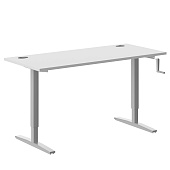 Стол письменный XTUP 167 Белый/Серый 1600х700х750 XTEN-UP | Защита-Офис - интернет-магазин сейфов, кресел, металлической 