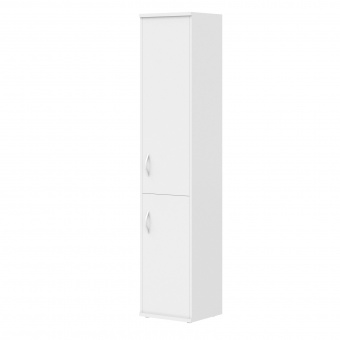Шкаф колонка с глухой средней и малой дверьми СУ-1.3(R) белый 406*365*1975 Imago | Защита-Офис - интернет-магазин сейфов, кресел, металлической 