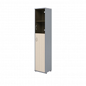 Шкаф колонка комбинированная СУ-1.7(R) клен/металлик 406*365*1975 Imago | Защита-Офис - интернет-магазин сейфов, кресел, металлической 
