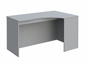 Стол эргономичный SE-1400(R) серый 1400*900*760 Simple | Защита-Офис - интернет-магазин сейфов, кресел, металлической 
