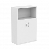 Шкаф с глухими малыми дверьми СТ-2.1 белый 770*365*1200 Imago | Защита-Офис - интернет-магазин сейфов, кресел, металлической 
