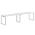 Стол 2-х местный XQWST 3270 Белый/Алюминий 3206х700х750 XTEN-Q | Защита-Офис - интернет-магазин сейфов, кресел, металлической 