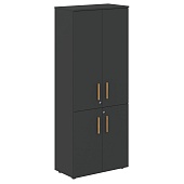 Шкаф с средними и малыми дверьми FHC 80.3(Z) Черный графит/Черный графит 802х429х1983 FORTA | Защита-Офис - интернет-магазин сейфов, кресел, металлической 