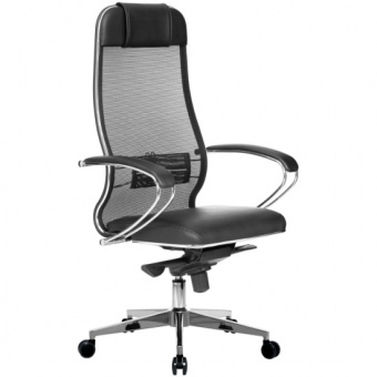 Кресло руководителя Samurai Comfort-1.01, черный | Защита-Офис - интернет-магазин сейфов, кресел, металлической йцу