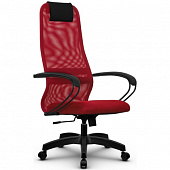 Кресло руководителя Metta SU-BP PL 8, красный/красный | Защита-Офис - интернет-магазин сейфов, кресел, металлической 