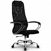 Кресло руководителя Metta SU-BK CH 8, черный | Защита-Офис - интернет-магазин сейфов, кресел, металлической 
