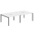 Конференц стол XSCT 2714 белый/антрацит 2764*1406*750 Xten-S | Защита-Офис - интернет-магазин сейфов, кресел, металлической 