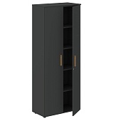 Шкаф с дверьми и топом FHC 80.1(Z) Черный графит/Черный графит 802х429х1983 FORTA | Защита-Офис - интернет-магазин сейфов, кресел, металлической 
