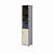 Шкаф колонка с малой глухой и стеклянной дверьми СУ-1.4(R) клен/металлик 406*365*1975 Imago | Защита-Офис - интернет-магазин сейфов, кресел, металлической 