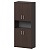 Шкаф с нишей А-312 Дуб венге 770x370x2000 Арго | Защита-Офис - интернет-магазин сейфов, кресел, металлической 
