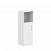 Шкаф колонка с глухой малой дверью СУ-2.1(L) белый 406*365*1200 Imago | Защита-Офис - интернет-магазин сейфов, кресел, металлической 
