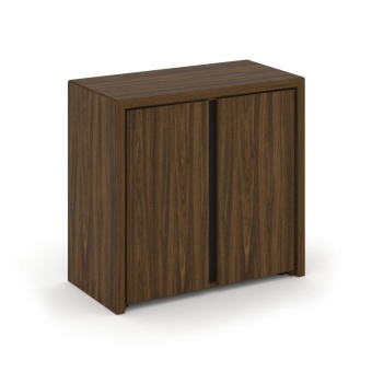 Corner Шкаф низкий широкий COR.ST-3.1 Орех Лоренцо/Графит 900*450*845 | Защита-Офис - интернет-магазин сейфов, кресел, металлической и офисной мебели в Казани и Йошкар-Оле