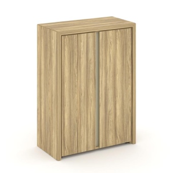 Corner Шкаф средний широкий COR.ST-2.3 Гикори Песочный/Ваниль 900*450*1231 | Защита-Офис - интернет-магазин сейфов, кресел, металлической и офисной мебели в Казани и Йошкар-Оле