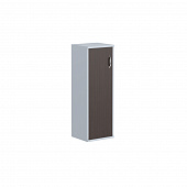 Шкаф колонка с глухой дверью СУ-2.3(L) венге магия/металлик 406*365*1200 Imago | Защита-Офис - интернет-магазин сейфов, кресел, металлической 