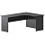 Стол компактный правый А-206.60.ПР Антрацит 1600x1200x760 Арго | Защита-Офис - интернет-магазин сейфов, кресел, металлической 