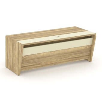 Corner Стол руководителя прямой COR.SR-20 Гикори Песочный/Ваниль 2000*900*750 | Защита-Офис - интернет-магазин сейфов, кресел, металлической и офисной мебели в Казани и Йошкар-Оле