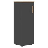 Шкаф колонка с средней дверью и топом FMC 40.1(L) Черный графит/Дуб Гамильтон 404х429х1213 FORTA | Защита-Офис - интернет-магазин сейфов, кресел, металлической 