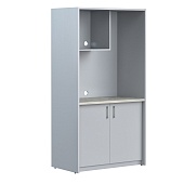 Шкаф для посуды SCB 120.3 Серый/Металлик 1030х600х2000 | Защита-Офис - интернет-магазин сейфов, кресел, металлической 