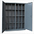Шкаф для противогазов двух створчатый 24 ячейки | Защита-Офис - интернет-магазин сейфов, кресел, металлической 