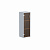 Шкаф колонка со стеклянной дверью СУ-2.4 металлик 406*365*1200 Imago | Защита-Офис - интернет-магазин сейфов, кресел, металлической 