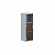 Шкаф колонка с малой стеклянной дверью СУ-2.2 металлик 406*365*1200 Imago | Защита-Офис - интернет-магазин сейфов, кресел, металлической 