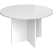 Стол для переговоров А-029 Белый 1200x1200x760 Арго | Защита-Офис - интернет-магазин сейфов, кресел, металлической 