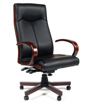 Кресло руководителя Chairman 411, черный | Защита-Офис - интернет-магазин сейфов, кресел, металлической и офисной мебели в Казани и Йошкар-Оле