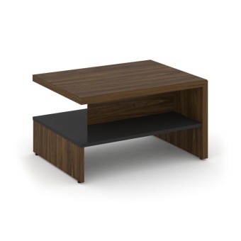 Corner Стол журнальный COR.SJ Орех Лоренцо/Графит 800*600*450 | Защита-Офис - интернет-магазин сейфов, кресел, металлической и офисной мебели в Казани и Йошкар-Оле