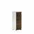 Шкаф колонка со стеклянной дверью и топом XMC 42.2 белый 432*432*1190 Xten | Защита-Офис - интернет-магазин сейфов, кресел, металлической 