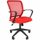 Кресло компьютерное Chairman 698 black, красный | Защита-Офис - интернет-магазин сейфов, кресел, металлической 