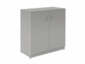 Шкаф с глухими малыми дверьми SR-2W.1 серый 770*375*790 Simple | Защита-Офис - интернет-магазин сейфов, кресел, металлической 