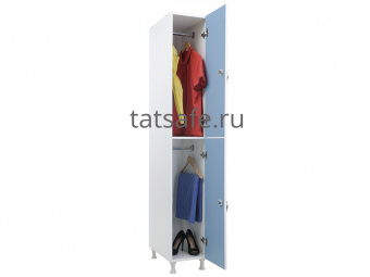 Шкаф для раздевалок WL 12-30 голубой/белый | Защита-Офис - интернет-магазин сейфов, кресел, металлической йцу
