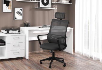 Кресло руководителя Chairman 545, черный | Защита-Офис - интернет-магазин сейфов, кресел, металлической и офисной мебели в Казани и Йошкар-Оле