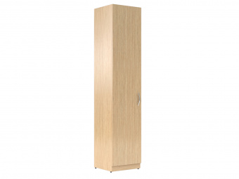Шкаф колонка с глухой дверью SR-5U.1(L) легно светлый 386*375*1815 Simple